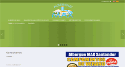 Desktop Screenshot of alberguemax.com