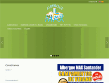 Tablet Screenshot of alberguemax.com